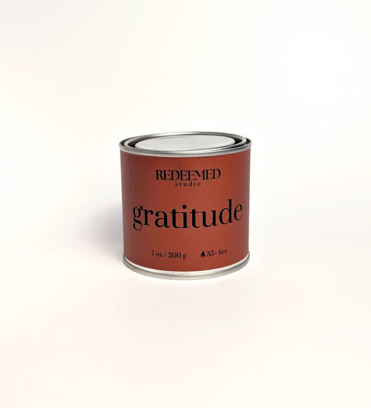 • gratitude 7oz candle