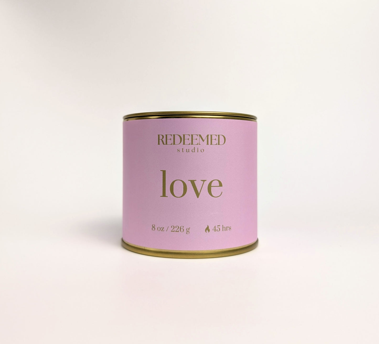 love 8oz candle
