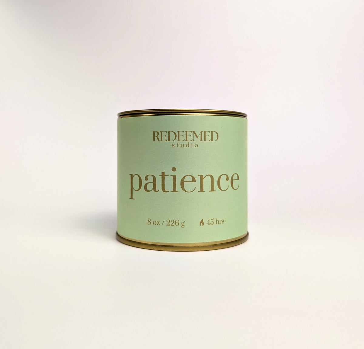 patience 8oz candle